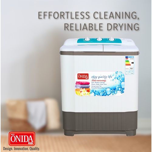 Onida Plus 6kg Twin Tub Washing Machine - White(2 Yrs WRTY)