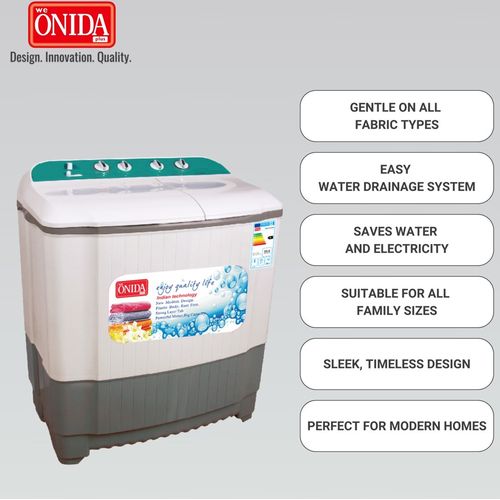 Onida Plus 6kg Twin Tub Washing Machine - White(2 Yrs WRTY)