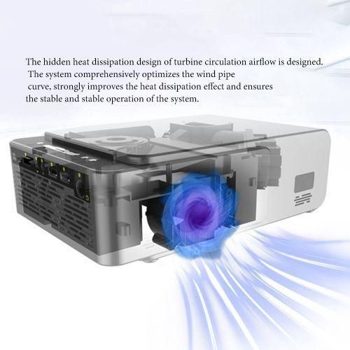 Built-in YouTube APP Mobile Video Projector - White
