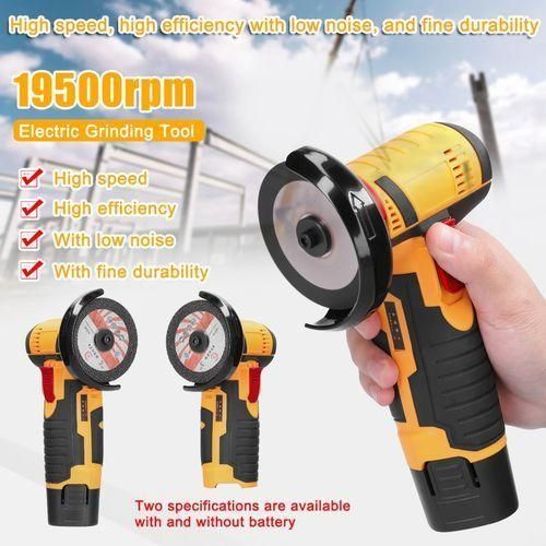 12V 19500rpm Handheld Electric Grinding Tool - UK - Yellow/Black