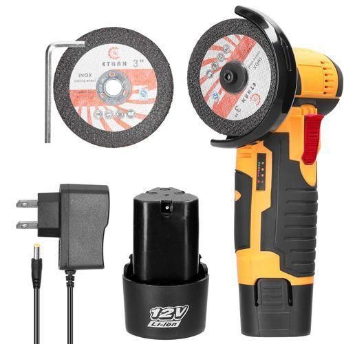 12V 19500rpm Handheld Electric Grinding Tool - UK - Yellow/Black
