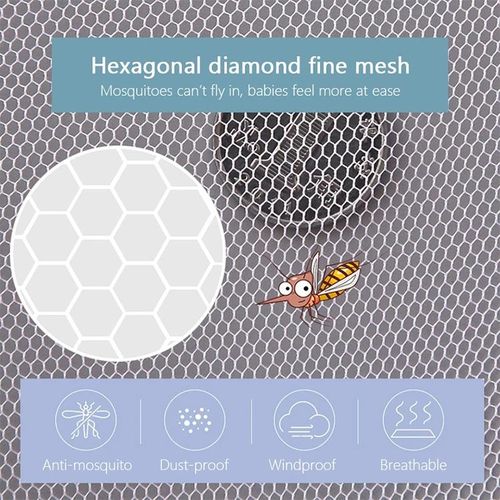 3 PCS 150cm Baby Pushchair Mosquito Insect Shield Net Safe Infants