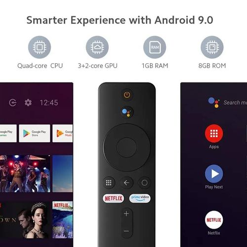 XIAOMI Mi TV Stick Streaming Stick 4K 2022 Latest Streaming Device 4K HDR Android 11 with Google Assistant Voice Remote Control Chromecast Built in -Black