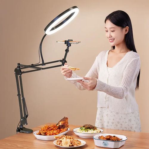 Ring Light With Phone Stand Ringlight For Tiktok Photography Youtube Photographic Lighting Video Light