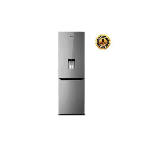 Hisense 341 Liters Double Door Bottom Freezer (Defrost) With Dispenser - Silver 3 Years Warranty