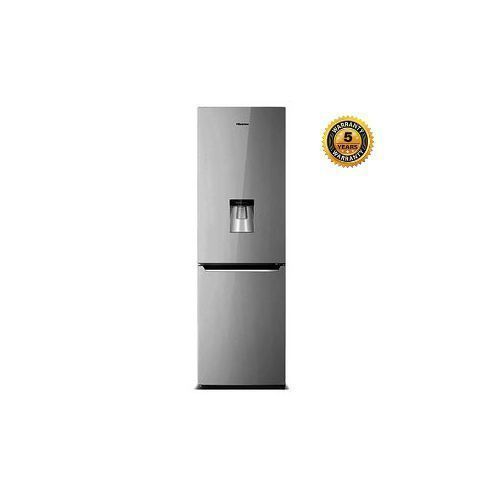 Hisense 341 Liters Double Door Bottom Freezer (Defrost) With Dispenser - Silver 3 Years Warranty