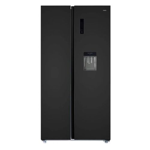 Chiq 560 Liters Side By Side Refrigerator Black  [3 Yrs Wrnty]