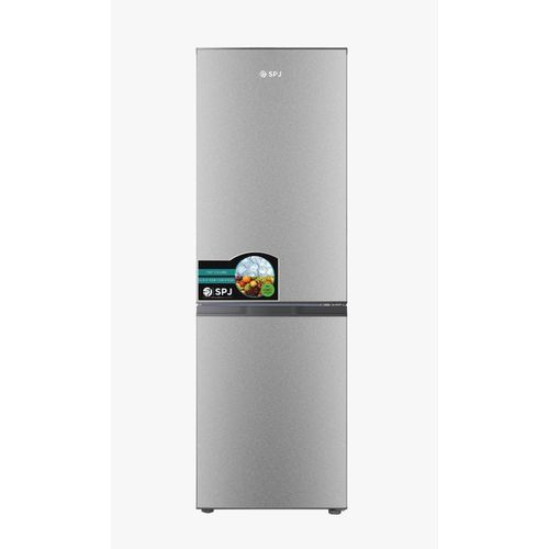 SPJ 399L Double Door Bottom Freezer (Defrost)  - INOX