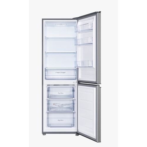 SPJ 399L Double Door Bottom Freezer (Defrost)  - INOX