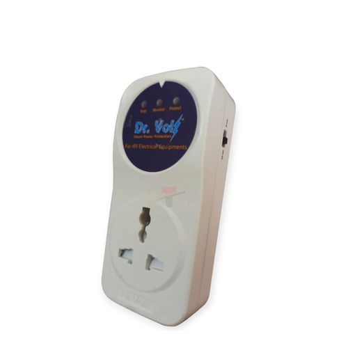 Power Voltage ProtectionTv Fridge Appliances Guard - White