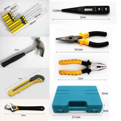 13 In 1 Home Repair Tools Box Kit Set
