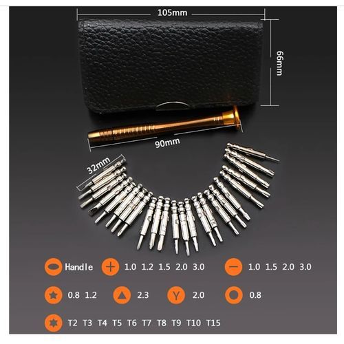 Mini Precision Screwdriver Set 25 In 1 Repair Tools Kit