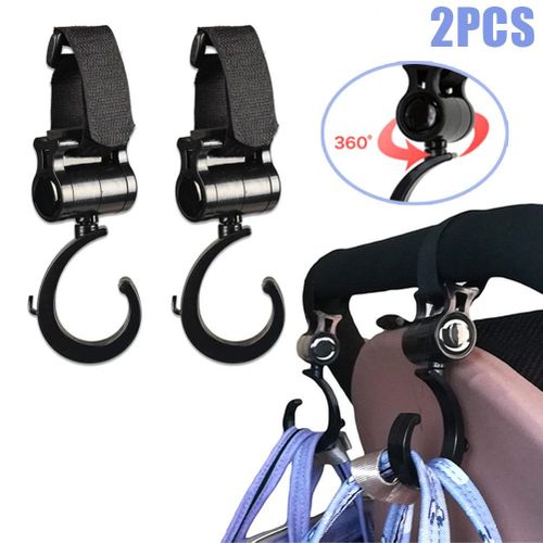 2 Pcs Baby Stroller Accessories Hooks Multifunction Baby Stroller Plastic Hook,Default NO5248
