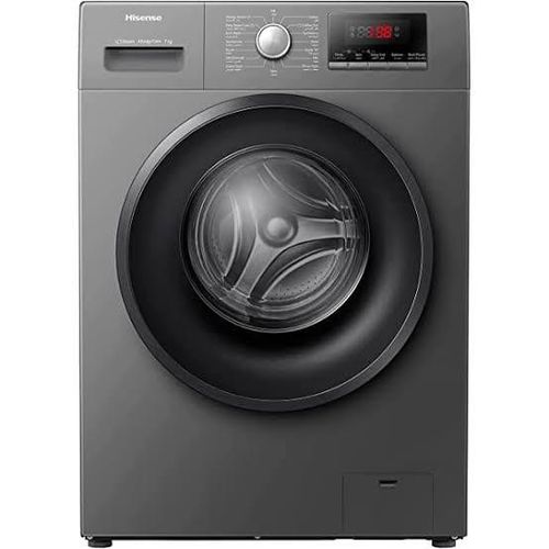Hisense 7kg Front Loading Automatic Washing Machine 7 Kg - Silver(3 YRS WRTY)
