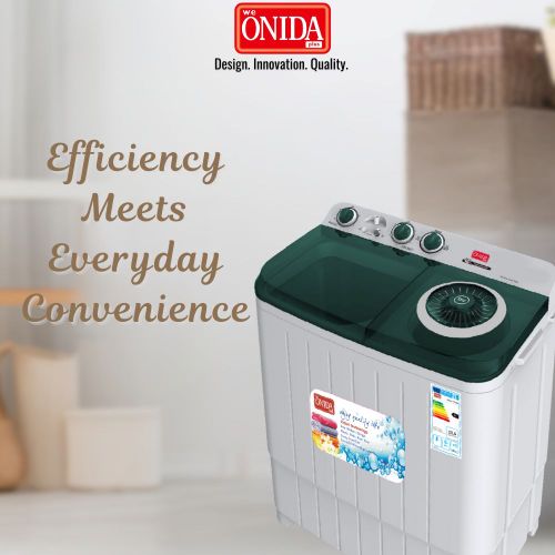 Onida Plus 10kg Twin Tub Washing Machine - White