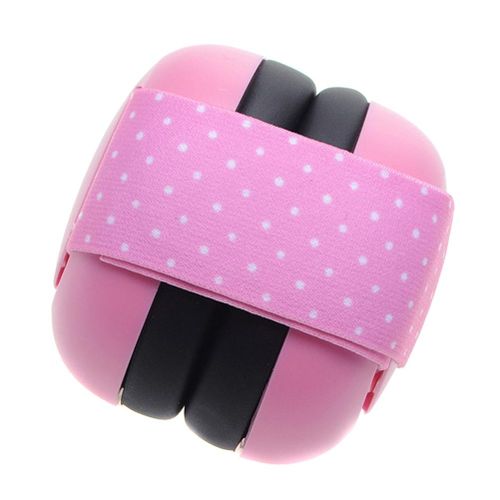 Baby Ear Protection Anti-noise Earmuffs Noise Reduction Headphones with Elastic Band New,Pink NO5114