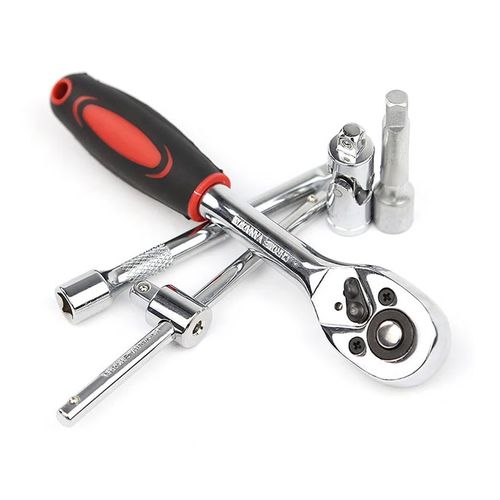 46pcs Ratchet Wrench Socket Professional Auto Repair Combination Kit