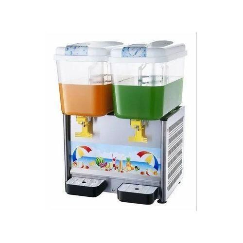 "36 Litres 2 Tap Commercial Electric Double Juice Dispenser And Cooler&nbsp;&ndash;Transparent"