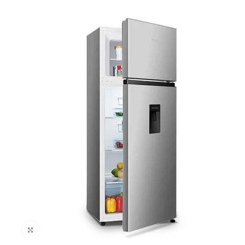 Chiq 270 Liters Water Dispenser Double Door Defrost Refrigerators Silver [3 YEARS WARRANTY]