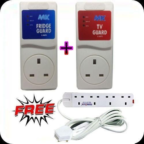 Fridge Guard+ TV Guard +Free Amaze 4 Way Extension