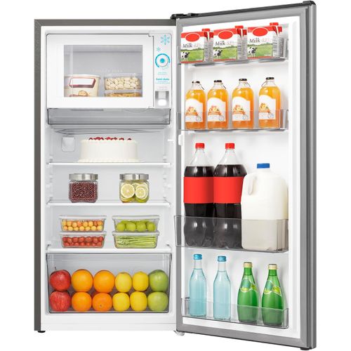 Hisense 195 Liters Single Door Silver Fridge - Silver 1 Year Warranty