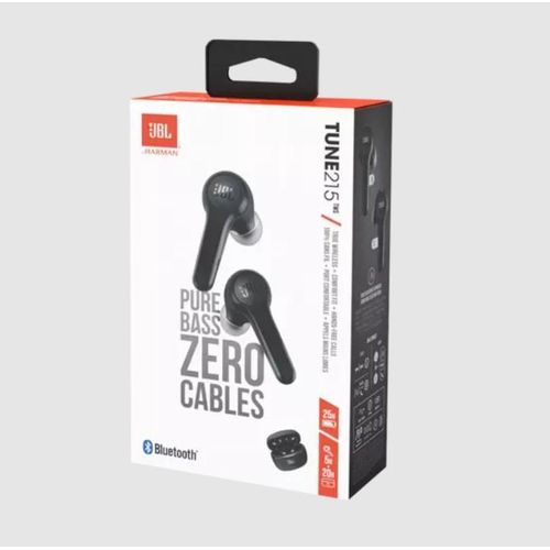 Jbl Tune 215 TWS Earbuds Pure Bass Sound - Black