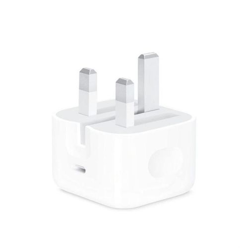 IPhone 20w USB-C FAST CHARGING Power Adapter with a white cable
