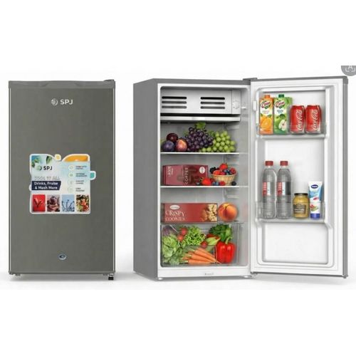SPJ 120 Liters Single Door Refrigerator  - Silver (3YRs WRTY)