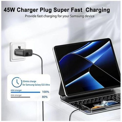 Samsung 45W PD Adapter Type C to C - Black