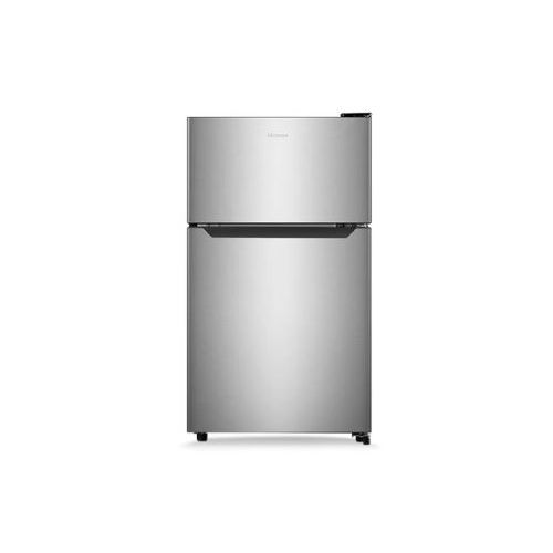 Hisense 120 Liters Double Door Refrigerators (Defrost) - Silver 3 Years Wrnty