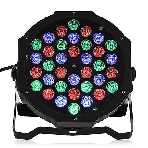 RGB LED Stage Light Par DMX-512 Light Laser Projector Party DJ Light - Black