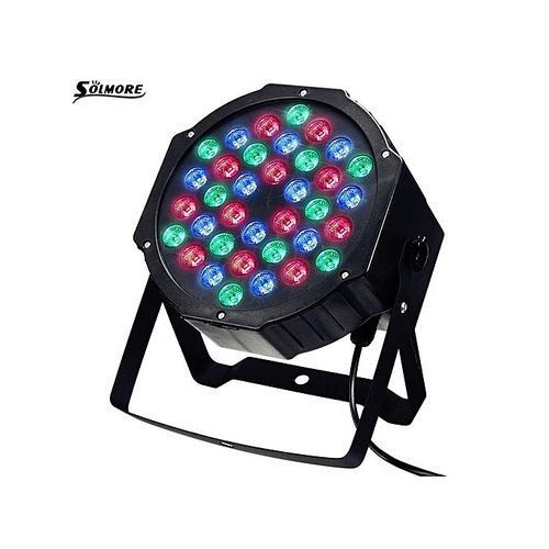 RGB LED Stage Light Par DMX-512 Light Laser Projector Party DJ Light - Black