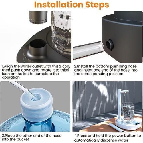 Automatic Desktop Rechargeable Water Dispenser With Stand