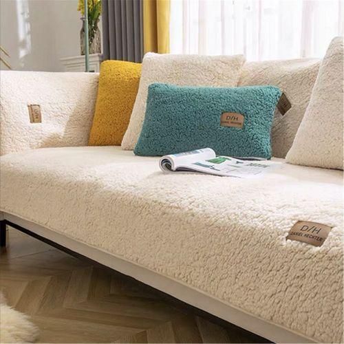Autumn Winter Thick Sofa Couch Cover Living Room Pad Cushion Mat Household DecorGreen