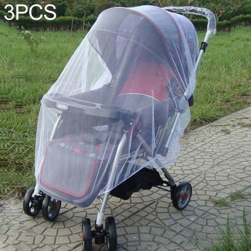 3 PCS 150cm Baby Pushchair Mosquito Insect Shield Net