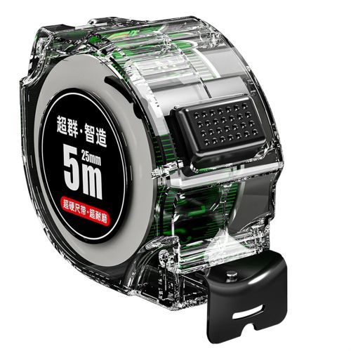 5M self-locking double-sided fluorescent steel tape measure, double-sided medium imperial scale, high-precision and durable measuring tool ruler