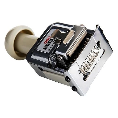 Deli 7506-7515 Heavy Automatic Numbering Machine 3-15 Bits/ Wheel Date Page Business Stamp For Financial Bank-9bits