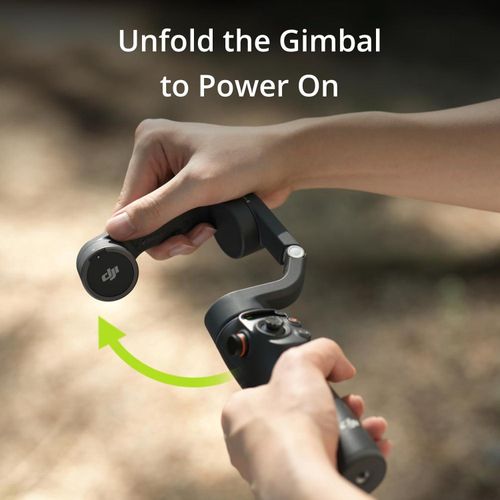 Dji OSMO Mobile 6 Smartphone Gimbal Stabilizer, 3-Axis Phone Gimbal, Built-In Extension Rod, Android and iPhone Gimbal, Vlogging Stabilizer, Platinum Gray, UAE Version with Official