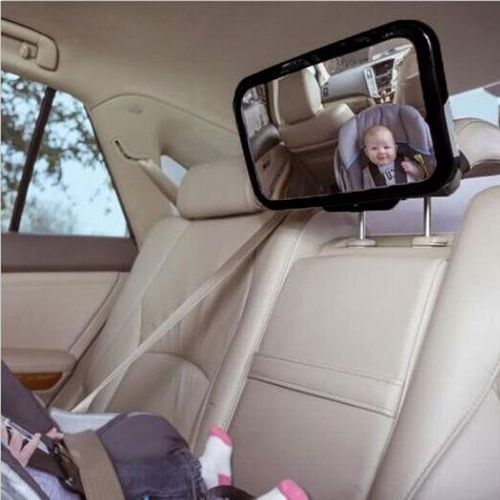 Adjustable Car Back Seat Mirror Baby Facing Rear Ward View Headrest Mount Square Safety Kids Monitor Car Seat Mirror NO5301