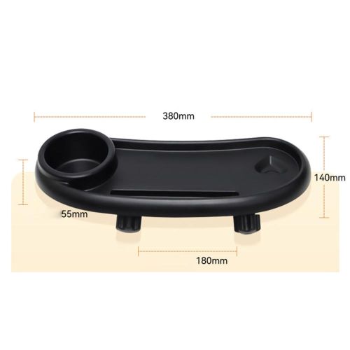 Universal Baby Stroller Tray Safe ABS Material 360 Degree Rotating Tray for Kids Eating or Playing NO5295