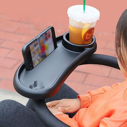 Universal Baby Stroller Tray Safe ABS Material 360 Degree Rotating Tray for Kids Eating or Playing NO5295