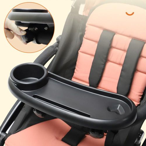 Universal Baby Stroller Tray Safe ABS Material 360 Degree Rotating Tray for Kids Eating or Playing NO5295