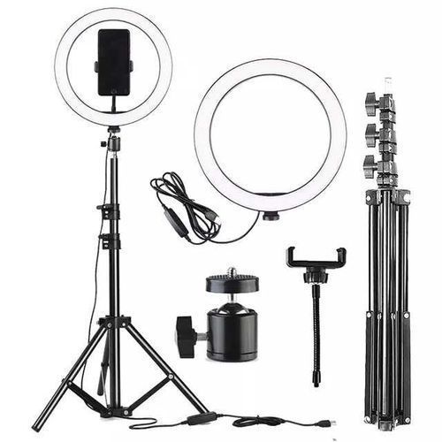 10 Inch Ring Light Dimmable 3 Color LED