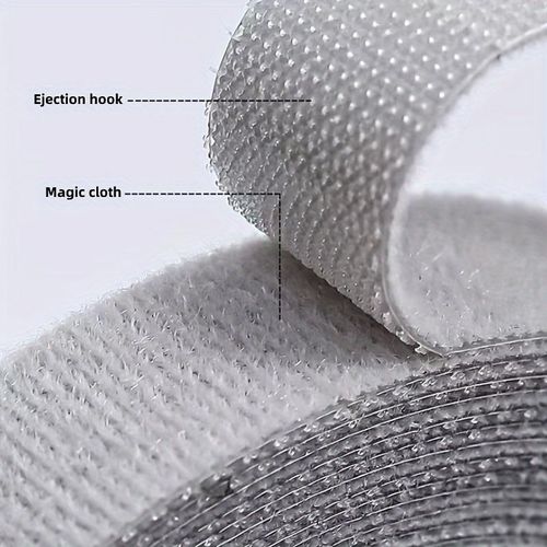 2 Pcs Adjustable Long Reusable Hook and Loop Fastening Tape for Cable Management and Organization - Easy to Use, Durable, and Adjustable Solution for Data Cables, Wires, and Cords
