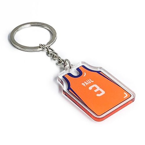 Basketball Star Jerseys Keychain Acrylic Hd Double Sided Printing Bag Jersey Hanging Ornaments Creative Collection