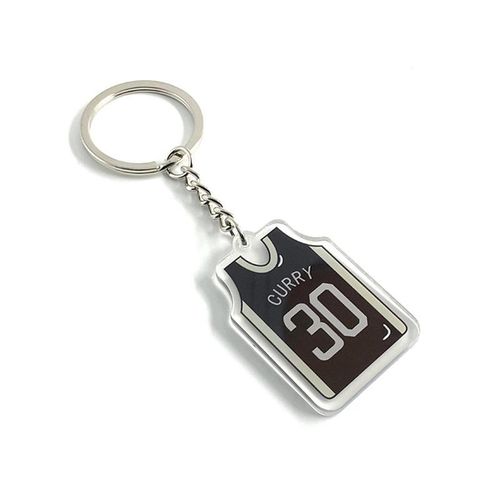Basketball Star Jerseys Keychain Acrylic Hd Double Sided Printing Bag Jersey Hanging Ornaments Creative Collection