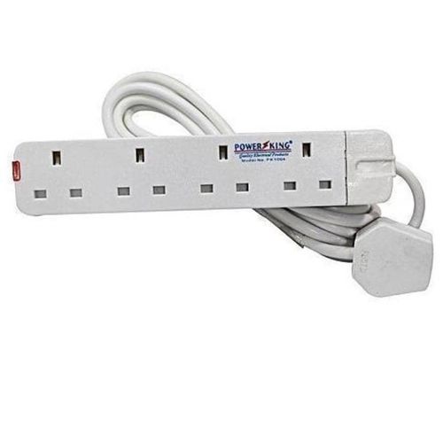 Power King 13A & Fridge Guard, white