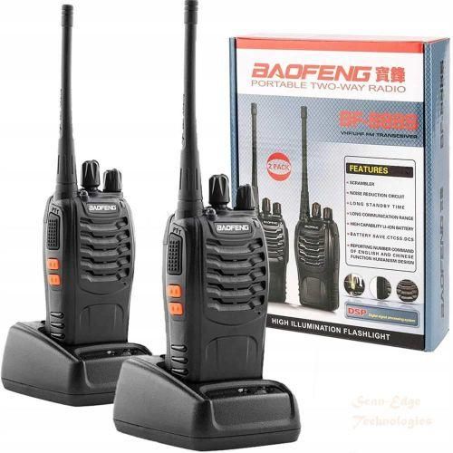 Baofeng Portable Radio Calls Walkie Talkies 2-Pcs