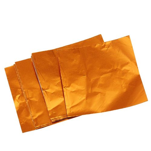 5 Set Of 100 Square Aluminum Foils Candy Chocolate