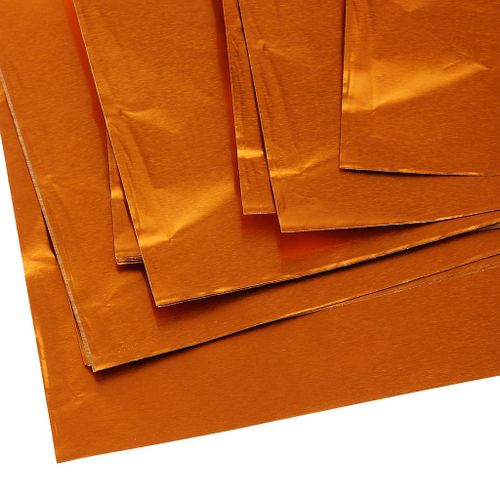 5 Set Of 100 Square Aluminum Foils Candy Chocolate